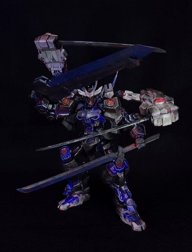 戦国アストレイ頑駄無・銀雪–7枚目/制作者：塗装狂主任