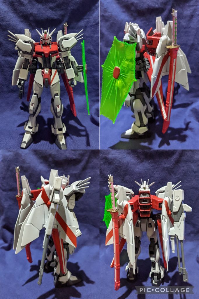 肩やバックパック、膝に腹部に細々F91のパーツを使ってます。