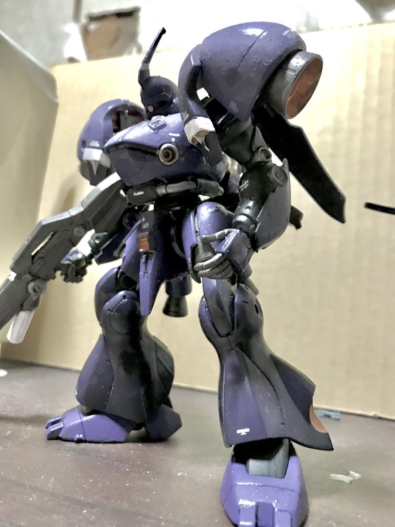 御覧いただきありがとうございました。一部初めてガイアカラーを使ったのですがなんか難しいですね｡水性ホビーカラー、MR.カラー派だったので、