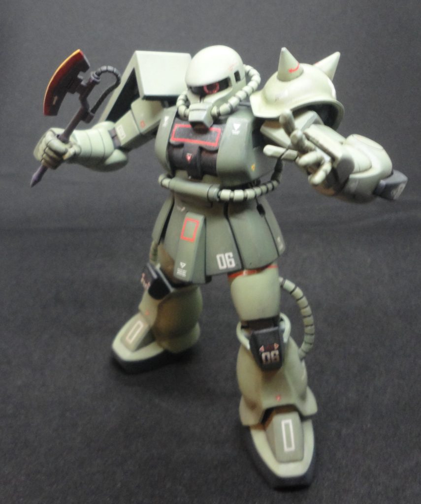 肉抜き埋めたぐらいでストレート組み。ミスターウェザリングカラーで少しウォッシング掛けました。デカールが浮いていて気になります。