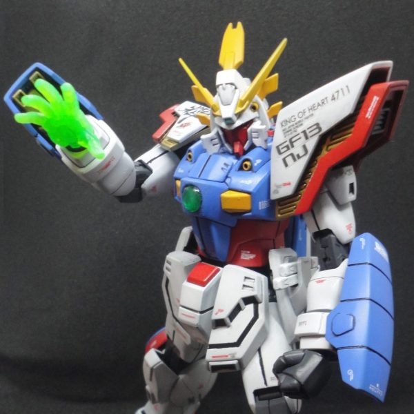 MG シャイニングガンダム 全塗装完成品