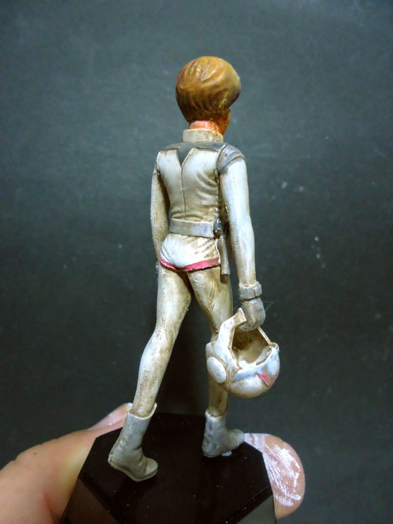 旧キット キャラコレ アムロ レイのボックスアートをなんちゃって再現デス😁–7枚目/制作者:gtarou