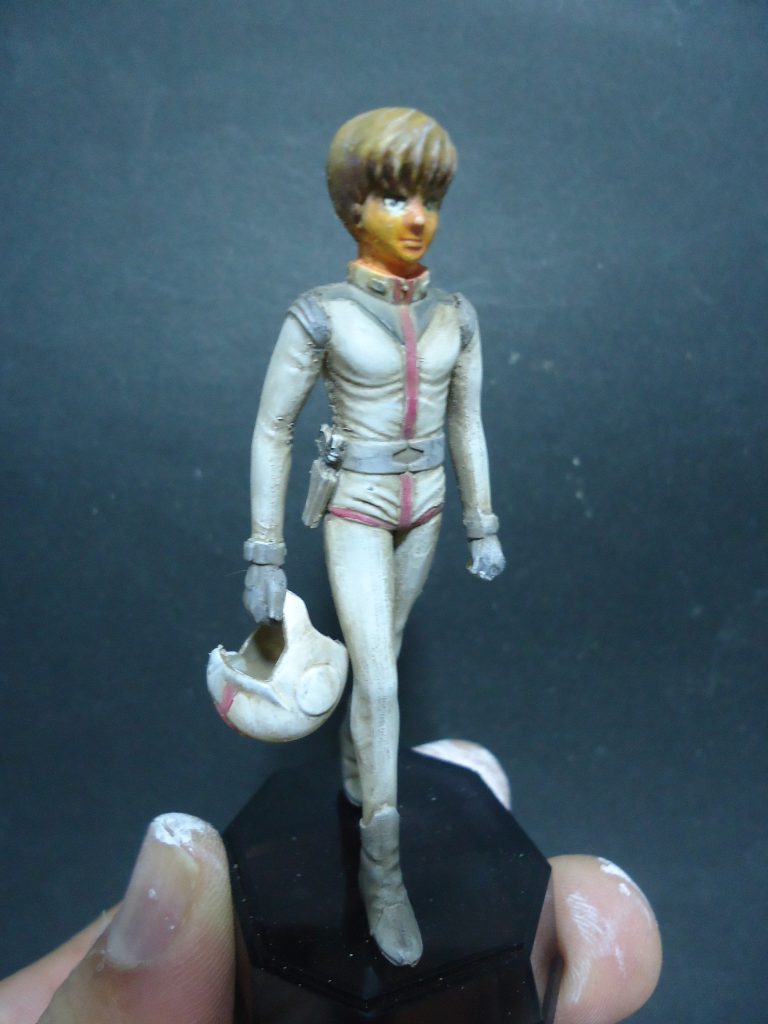 旧キット キャラコレ アムロ レイのボックスアートをなんちゃって再現デス😁–6枚目/制作者:gtarou