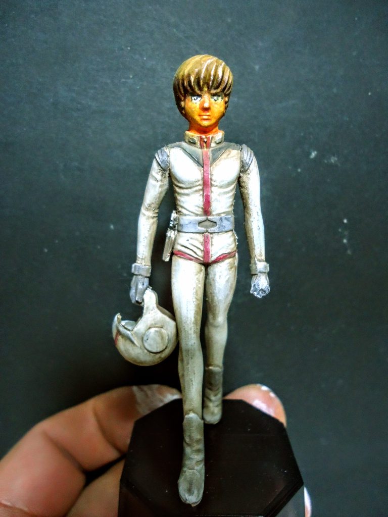 旧キット キャラコレ アムロ レイのボックスアートをなんちゃって再現デス😁–5枚目/制作者:gtarou