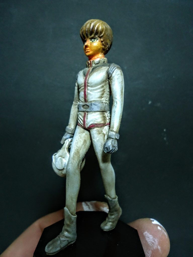 旧キット キャラコレ アムロ レイのボックスアートをなんちゃって再現デス😁–4枚目/制作者:gtarou