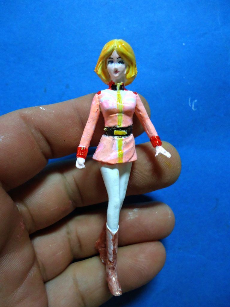 塗り分けの際を修正を行いマス。