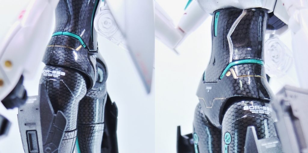 コダワリポイントはテロテロに塗ったボディとシールではなく塗装で表現したラインですかねバックショットなんて最高ですメカ感を出しつついやらしく無い小加工で最高のサティスファクションを達成したと思います