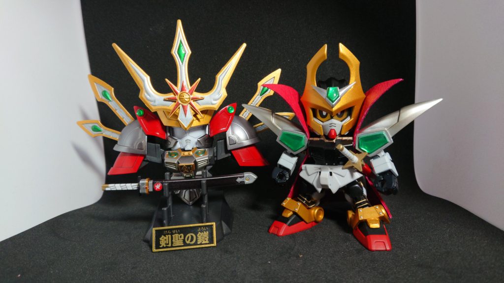 最後はまじで夢にも見た完璧2ショット!今回は継ぎ目消しから始まり塗装にレジン複製にネオジム加工!世代で覚えて来た技術盛りだくさんで楽しみました!そのうち手に入るなら彗星頑駄無も隠密エアリアルとかとミキシングしたいですなぁ。