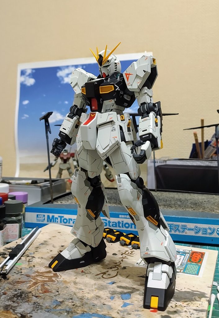 非武装状態は、サザビーとの肉弾戦を思い起こしますね💥