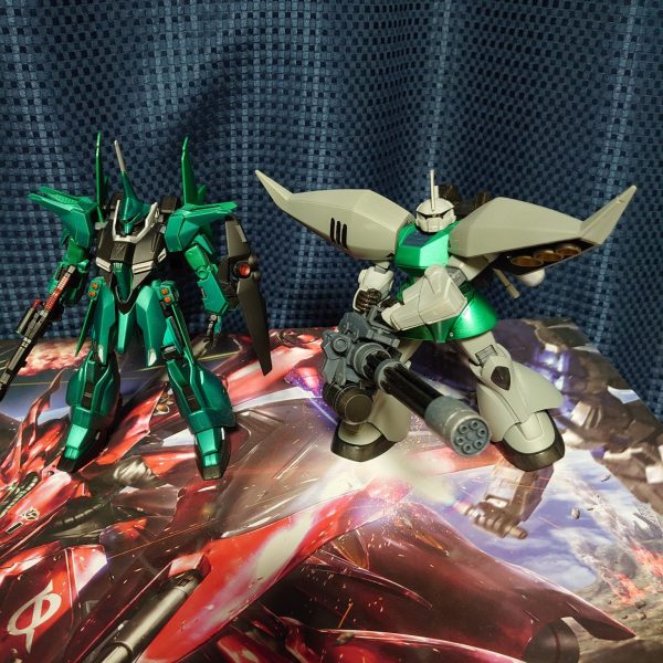 【HGUC】緑の烈風だ！逃げろ！【リゲルグ&バウ】