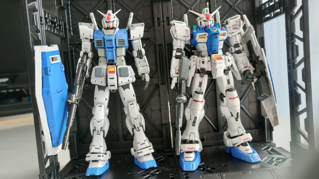 アナハイム工場にて、試作機の作成において、RX-78のデータ取りにと作成者のエゴで作成したみたいです(笑)連邦からのオーダーでは、RX-78の成果を持って、継続機体の成果向上を期待、新機体の基準を造れ。とのこと。