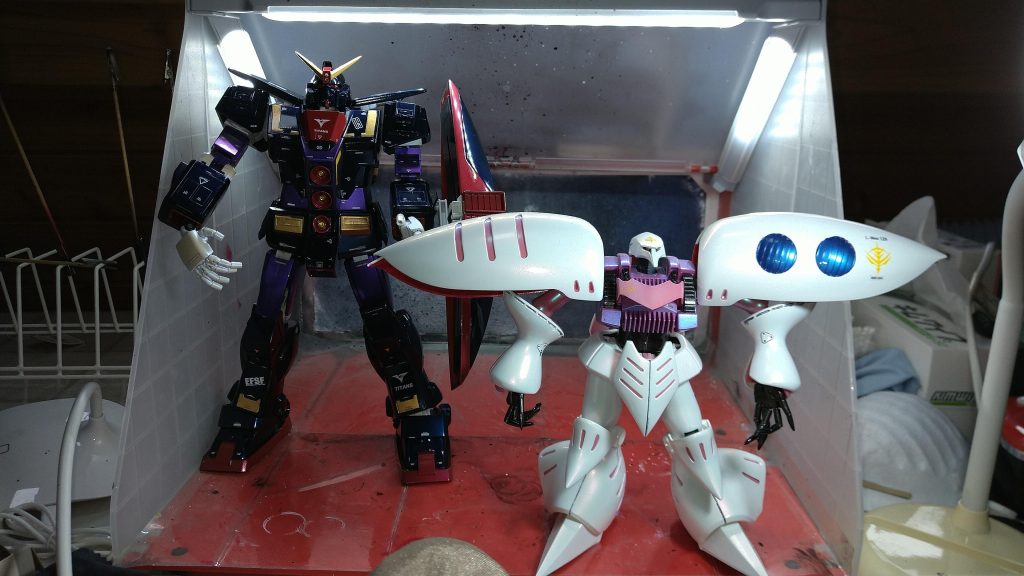 噂には聞いてましたが、サイコガンダムとにかくデカイ💦MGのキュベレイと比較してもこのデカさ‼️