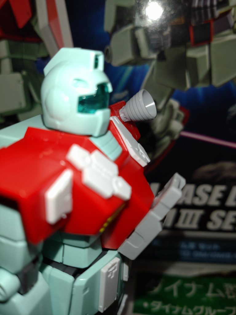 他のパーツを貼り付けた時の貼り付き具合。 