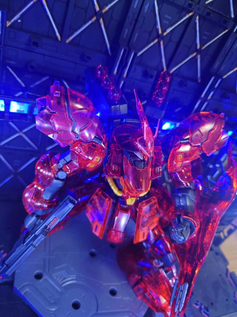 【RG】逆襲のシャア　サザビークリアカラー（素組）–3枚目/制作者：Banboo