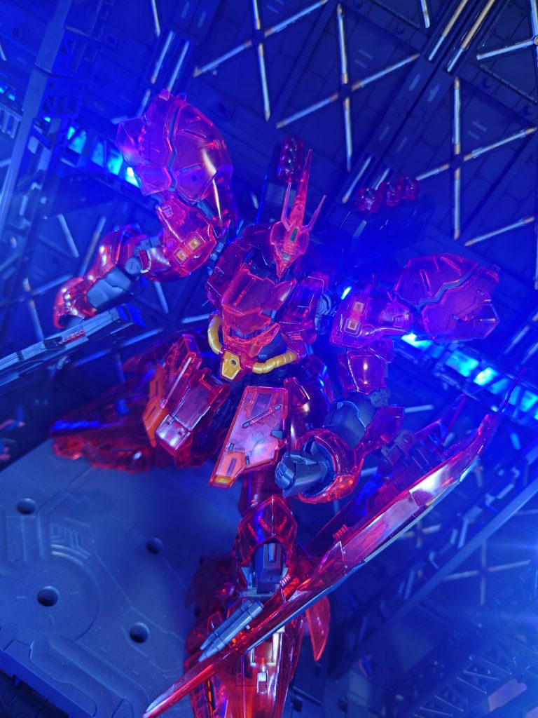 【RG】逆襲のシャア　サザビークリアカラー（素組）–4枚目/制作者：Banboo