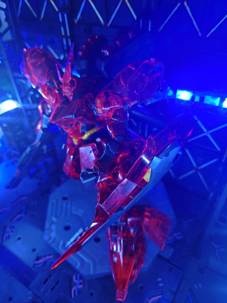 【RG】逆襲のシャア　サザビークリアカラー（素組）–5枚目/制作者：Banboo