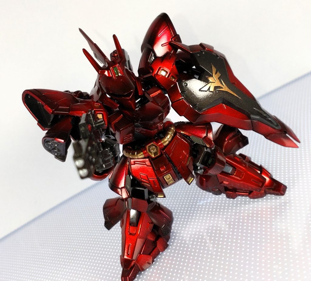 下地色の違いによる赤色の違いや、グラデーションもうまく出たかなと。