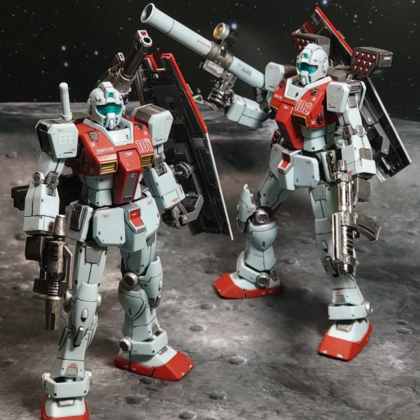 HGジム(ショルダー・キャノン装備／ミサイルポッド装備)　量産機でしか得られない栄養がある