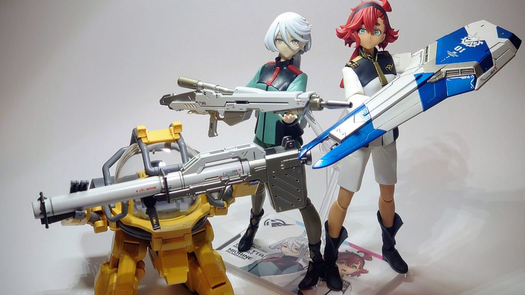 武装は本体に使った色でシンプルに塗り分けました。