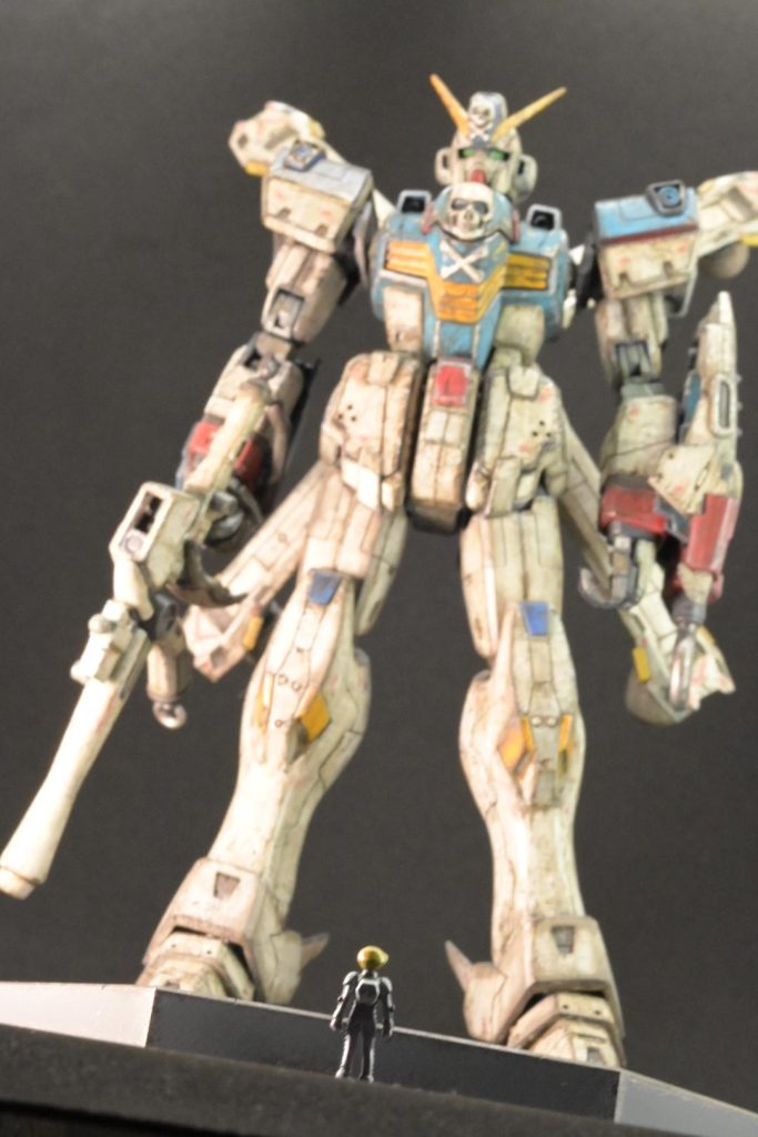 これは?X1なのか?いや?の、シーンを再現しようとしてみました! トビアが下から見上げます