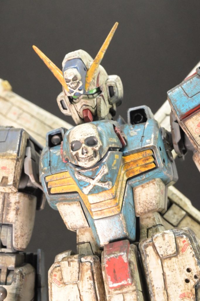 この骸骨が浪漫溢れますよね!☠️骸骨といえば白が金だと思いますが、今回は白で塗っています 歯の塗装は大変でしたー