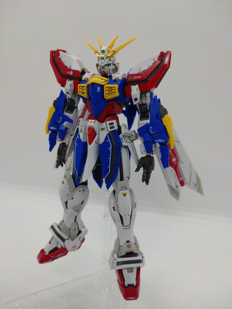 素組み状態正直にいうと、リアルタイムの頃はGガンダムは好きではありませんでした。この連中を好きになったのは、それはもう間違いなくスーパーロボット大戦のせいだと思います。だってこいつ強いんだもん!!(笑)