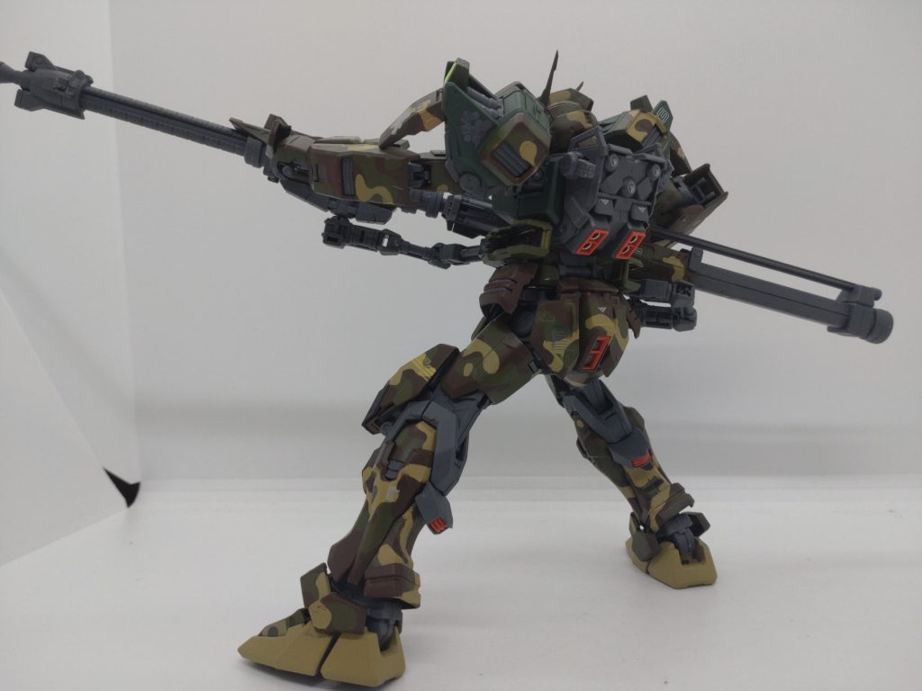 この後ろ姿がイイ!!今回は迷彩を綺麗に残したかったので汚しはお休みです。ご視聴ありがとうございました。