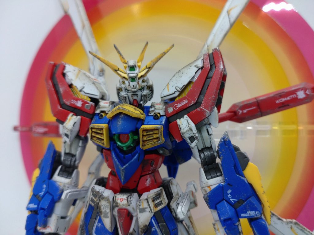 RG ゴッドガンダム　成形色お手軽仕上げ