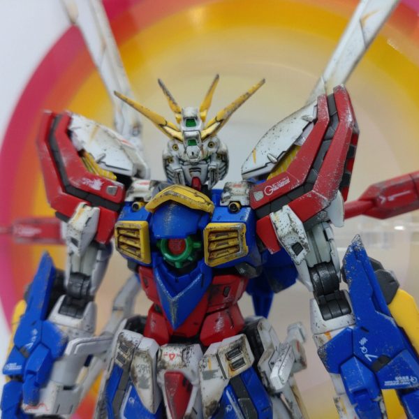 RG ゴッドガンダム　成形色お手軽仕上げ