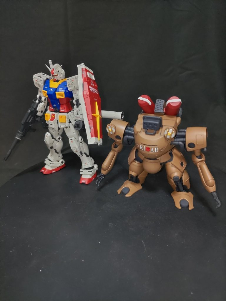 RGガンダムver2.0とツーショット