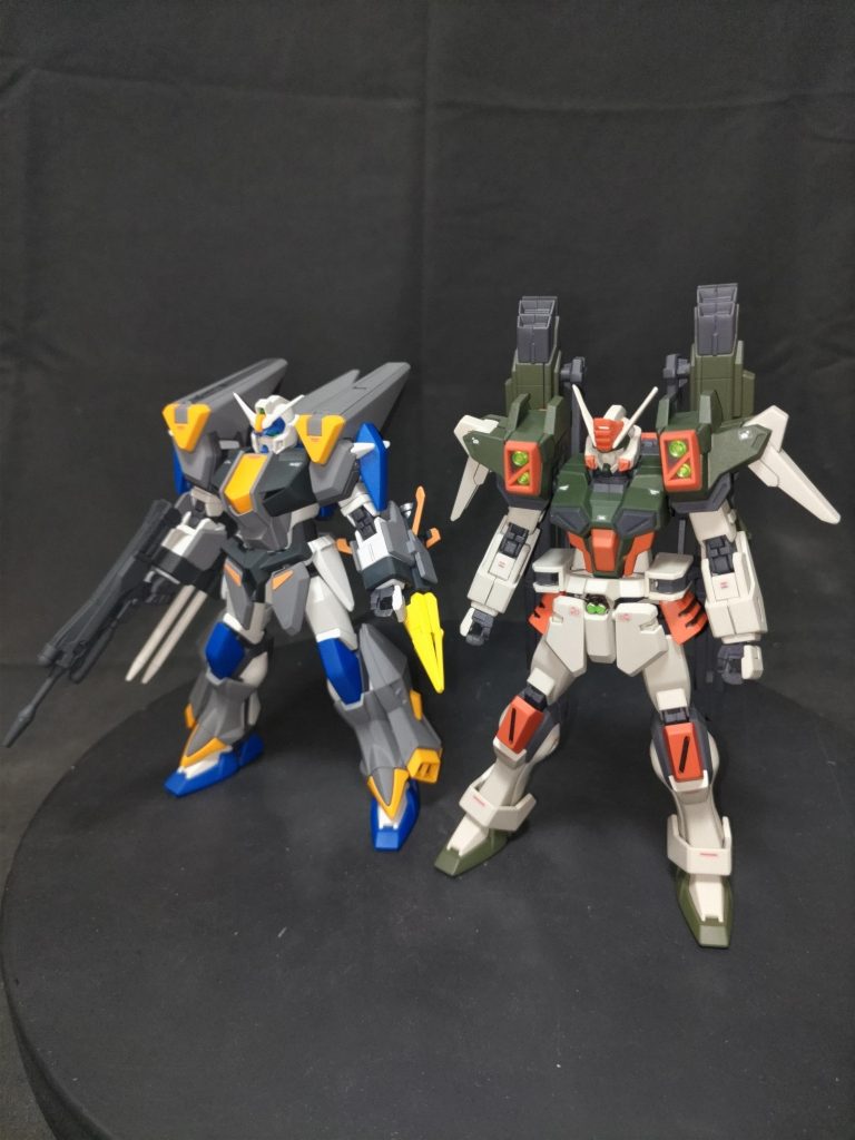 デュエルブリッツガンダムとツーショット