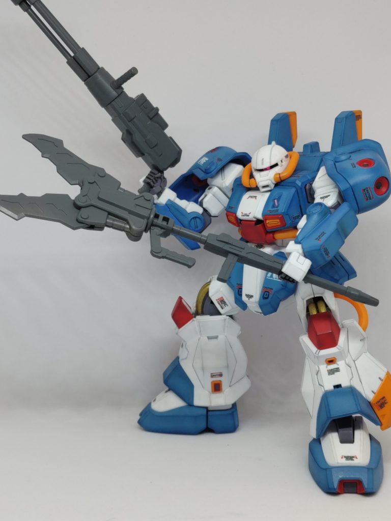 どう持たすのがいいのかよく分からんバスターフェダーインライフル(zaku-kao4)