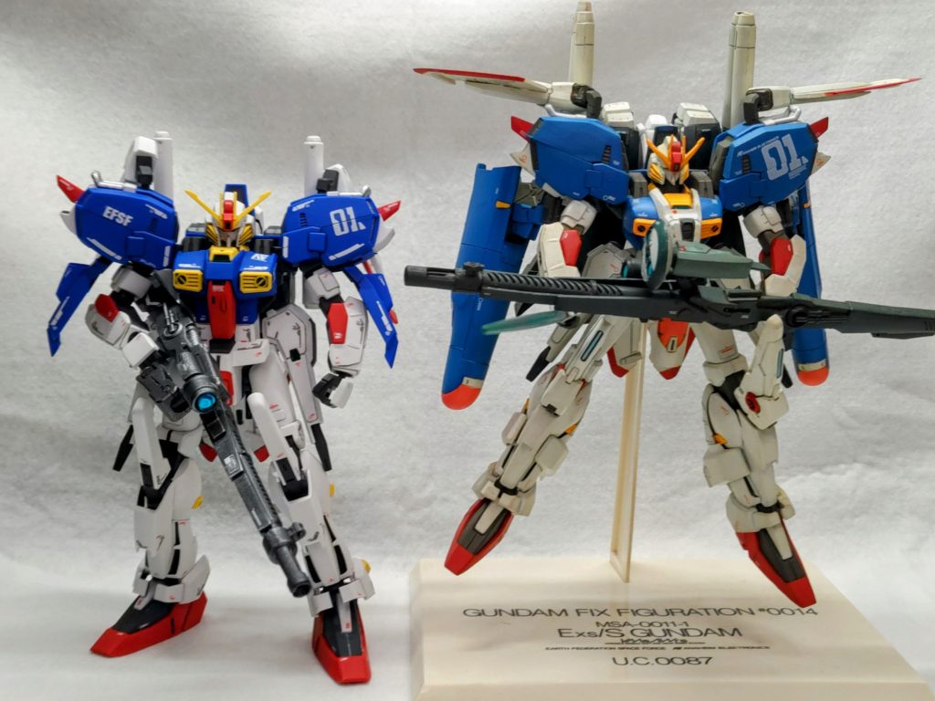 GFFのEX -Sガンダムと。スタイルが全然違う。