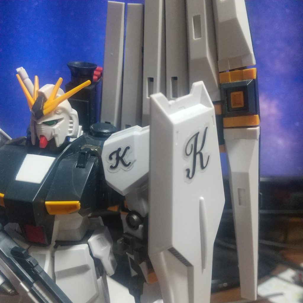 HGUC サザビー ✕ νガンダム 息子(7歳)作–3枚目/制作者:okfarm