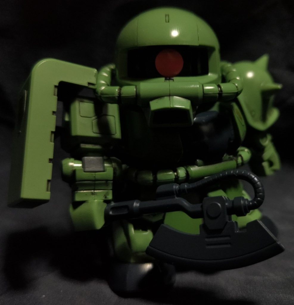 ヒートホークを持たせて。