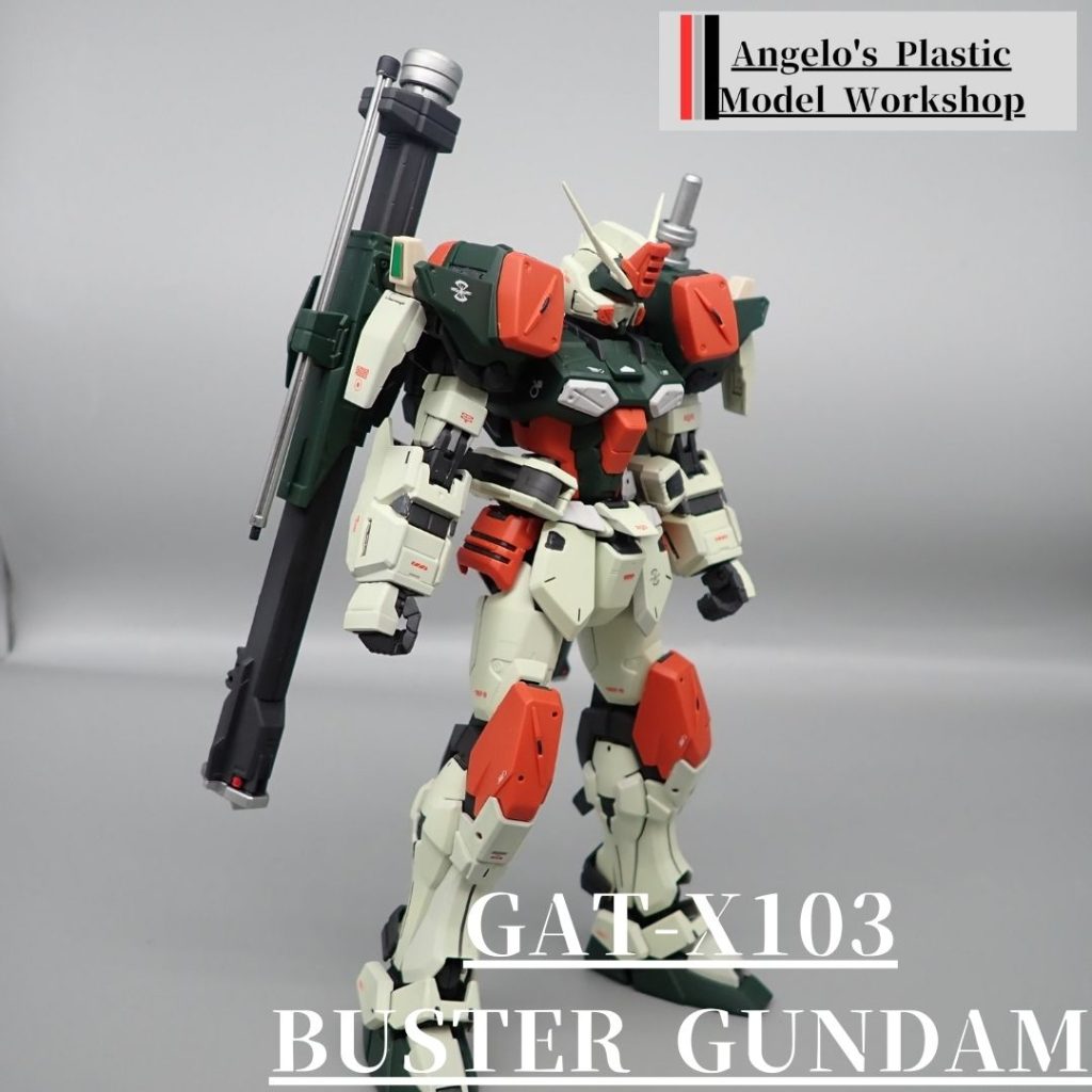 バスターガンダム–4枚目/制作者：アンジェロのプラモデル工房