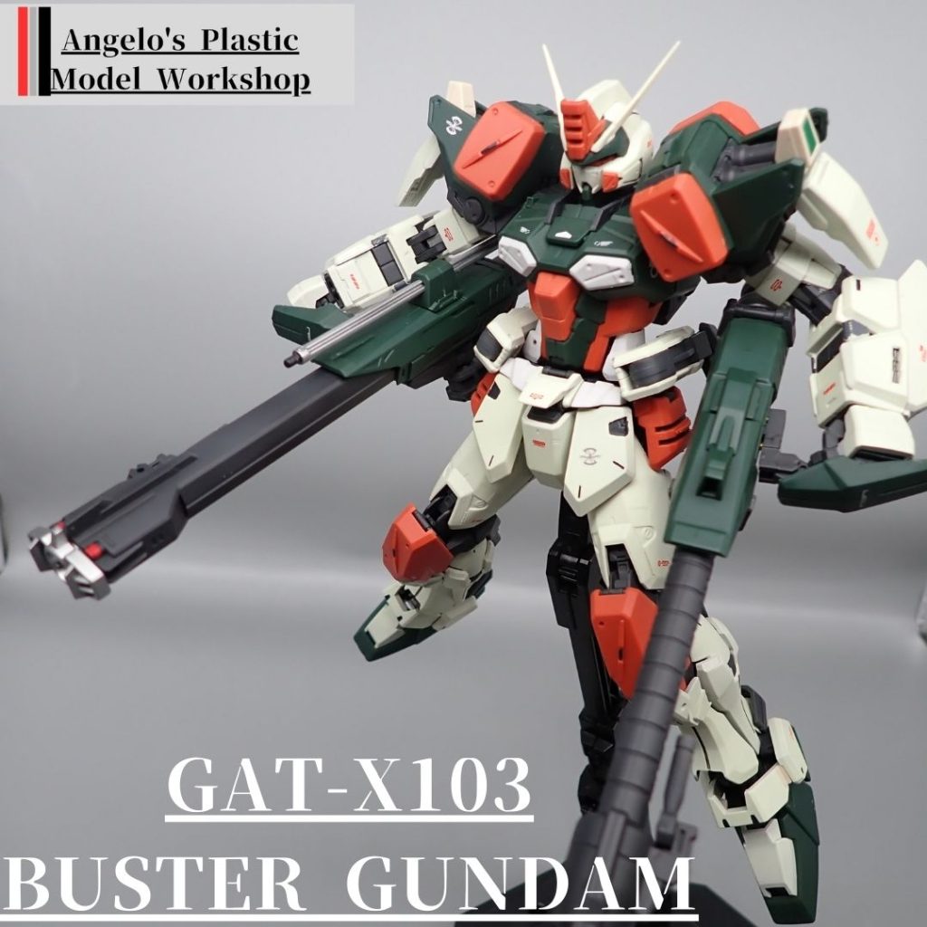 バスターガンダム–3枚目/制作者：アンジェロのプラモデル工房