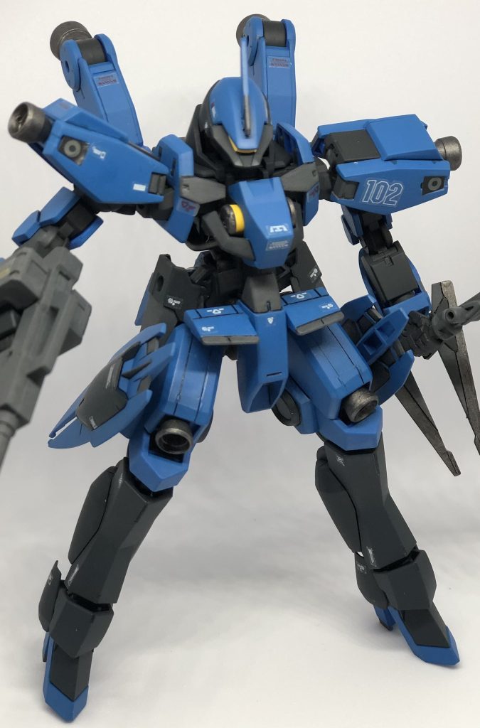 HG シュヴァルベ・グレイズ　アクリジョン筆塗り