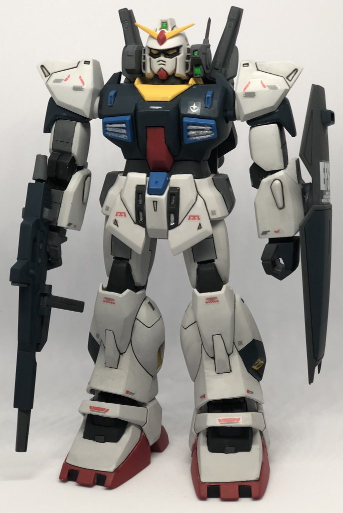 旧キット　ガンダムMarkⅡ アクリジョン筆塗り