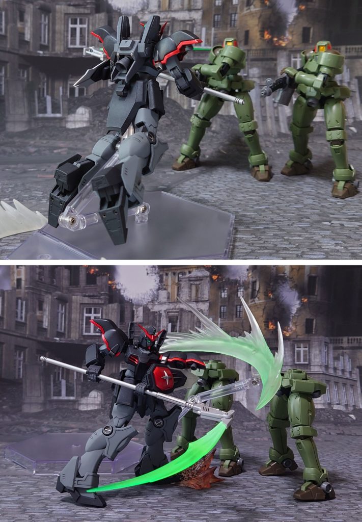 “行くぜぇっ!”デスサイズのビームサイズが振るわれた。