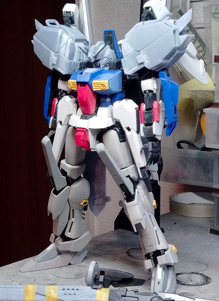 修正後形状②ビームカノンの大型化と胸部形状を修正し修正完了としました 最後までご覧いただきありがとうございました次回はこれをベースにしたものを投稿したいと思います