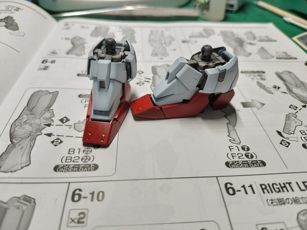 ver.Kaは何機か作ってきましたが、ゼロの足が一番感心しました。ギミック細かい！