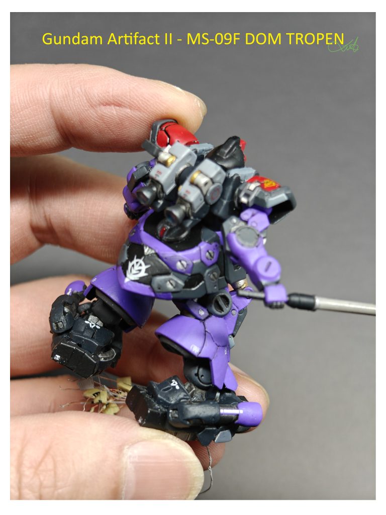 Gundam Artifact II - MS-09F DOM Tropen ミニチュアモデル電動改造–9枚目/制作者：kwluk717