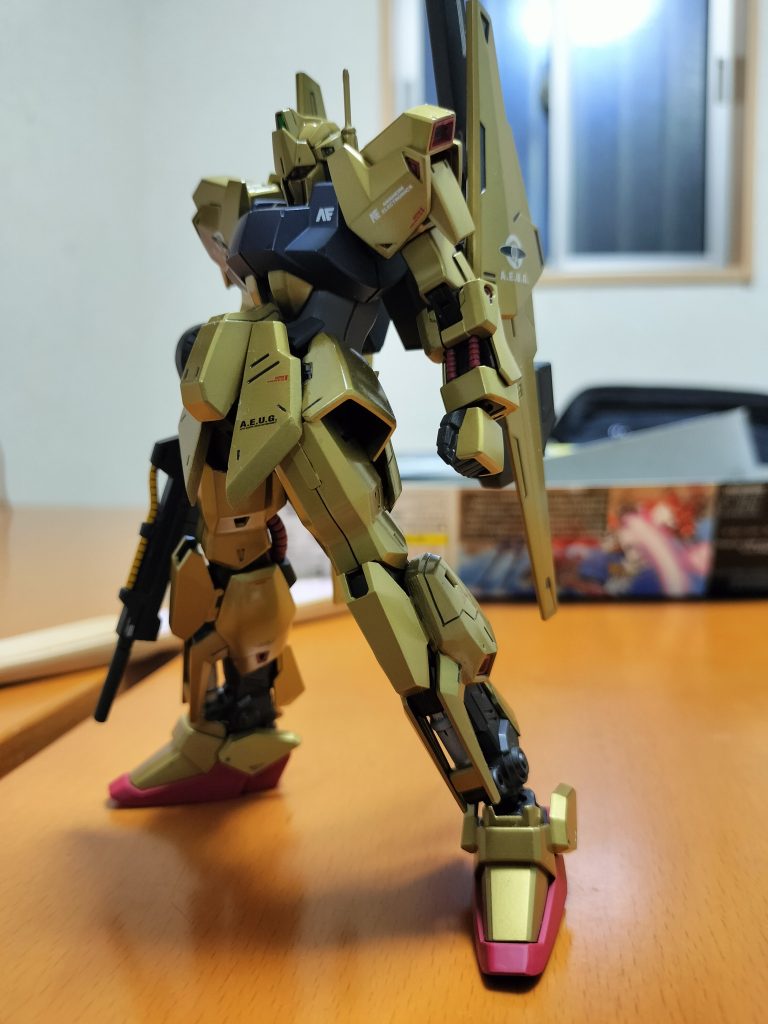 リアアーマーの可動化で、よりＳ字立ちができるように。結果、やらなくて良かったかも。