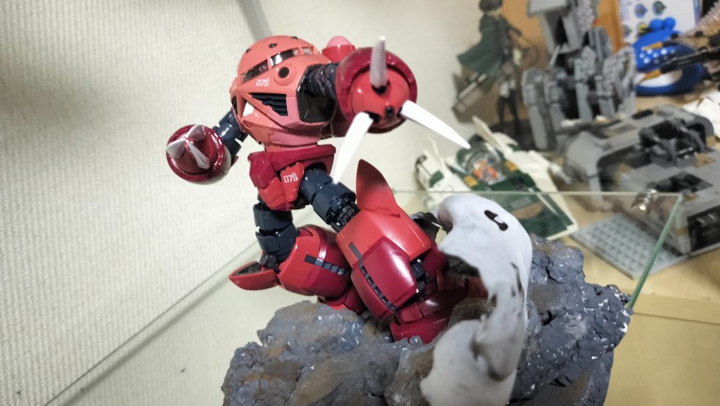 岩の色かなりそれっぽく塗れたと思います