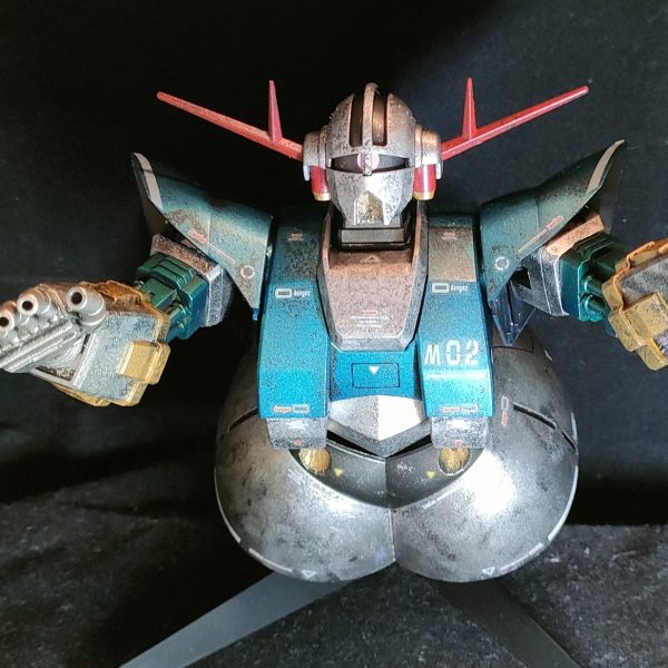 HGUC No.022 ジオング　スポンジのみで全塗装しました