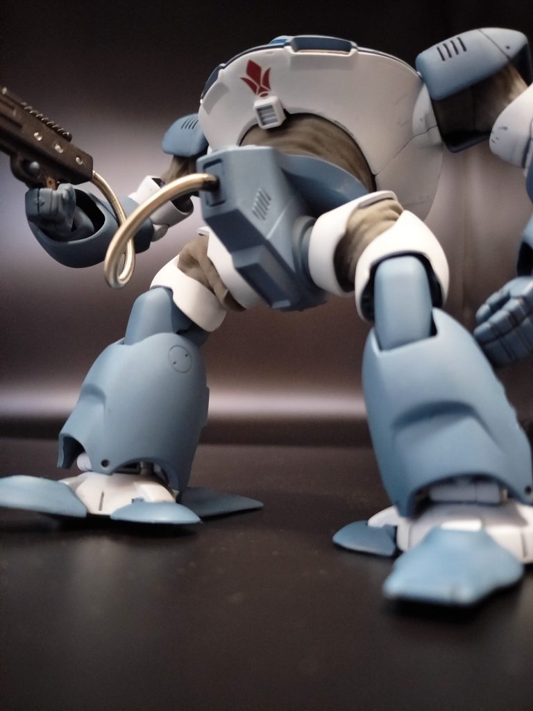 　オペレーションシステムは、仇敵である企画七課からデータ盗用した。阿修羅（asura)システムの派生システムである、阿頼耶識(arayashiki)システムを搭載した。阿修羅システム開発時、あまりに非人道的として凍結されていたシステムとなる。（内海課長曰く「格好良くない」）　人体の間脳電流を取得し、機体動作に反映させるシステムとしては同じだが、間脳電流を機械的に増幅する阿修羅システムに対し、搭乗者側に外科的措置とナノマシン投入により間脳電流の増幅を図るシステムとなる。間脳電流は専用のヘッドギアを用い、頭部に外科的に増設した接触器を介して機体へフィードバックされる。通常時はCシステムと呼ばれるリミッターが働いている。全力稼働時は、パイロットスーツに組み込まれた生命維持装置や興奮剤・鎮痛剤等各種薬物投与と並行し接触器が直接脳幹から信号を取得する事により、グリフォンを超える機体挙動が可能となる。但し搭乗者の生命活動の限界から全開稼働は10分が限界となる。　因みに全開稼働は、SSS正規隊員である隊長により外部から強制的に指示・起動する事が可能であり、搭乗者に拒否権は与えられなかった。　ナノマシンの適合（適合率は50％未満）も含め、搭乗者は数年も持たず交換が必要な生体パーツとなるため、SSSは企画七課と同じ組織から大量の孤児を購入する事となった。