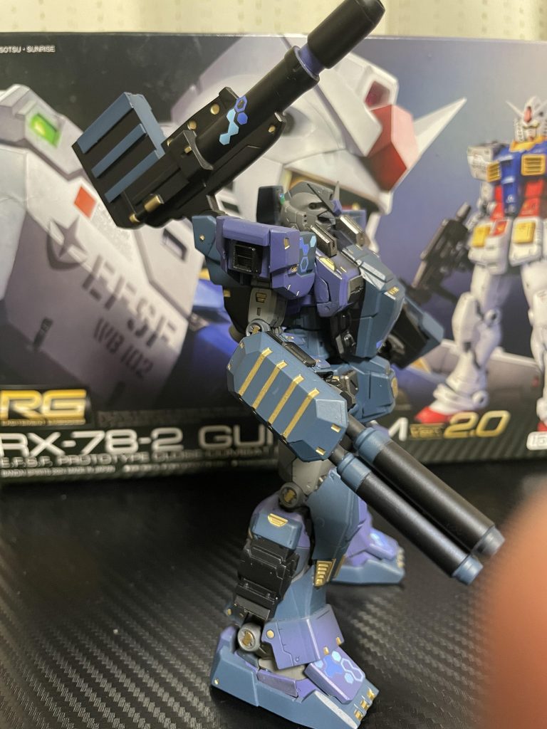 アーマー取り付けは塗装ハゲとの戦いでした笑