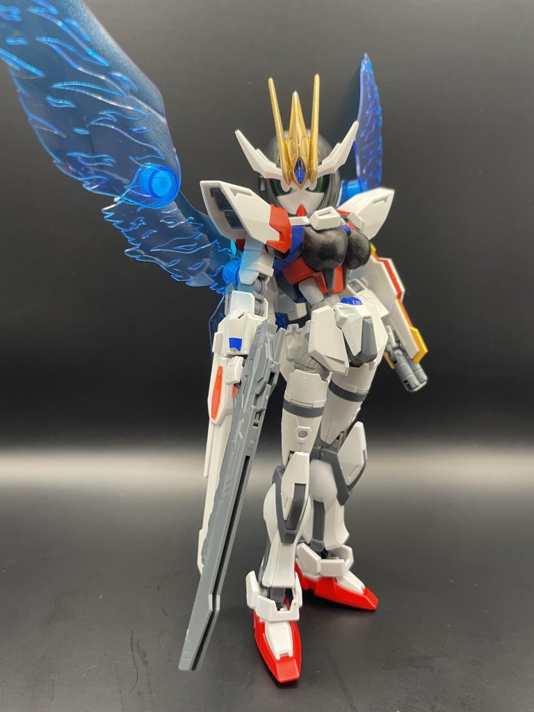 スタービルドストライクも再現可能です。胸部にスタビルのアーマーがついて乳暖簾風になってる所がこだわりポイントです。