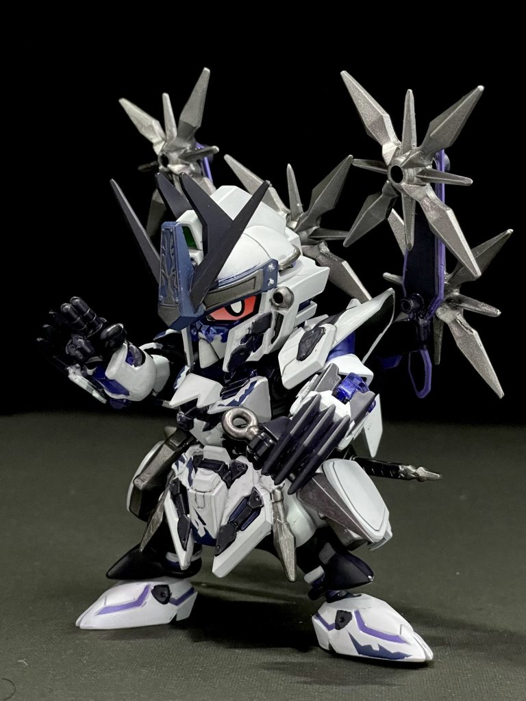 ポージング。ハンドパーツにはSumisuさんのSumisu Designers HANDを使用してます。（おまけパーツがすごく忍者向きだったんです🤭）